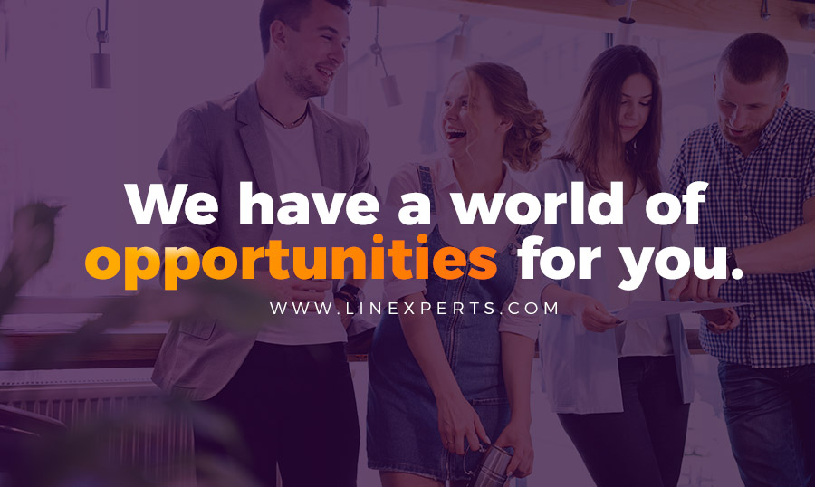 We have a world of opportunities linexperts moviles